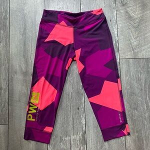 REEBOK One Series Urban Camo Tight Capris Size M